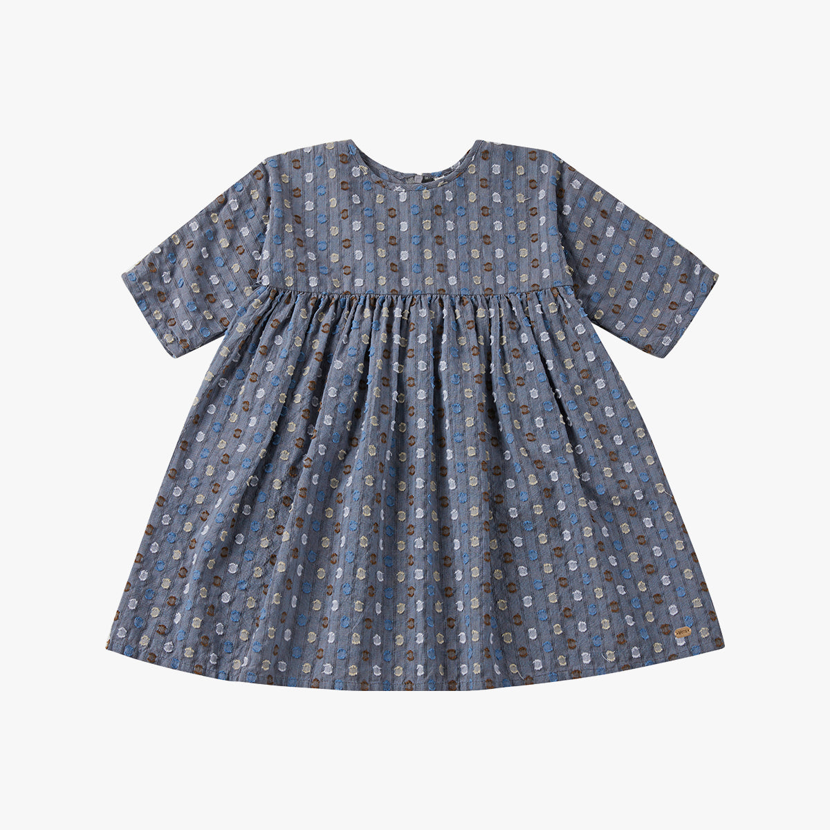 wirrawirra designer baby clothes vintage polka dot dress navy blue polka dot 24 Autumn Autumn Dresses Girls New Arrivals Skirts Spring