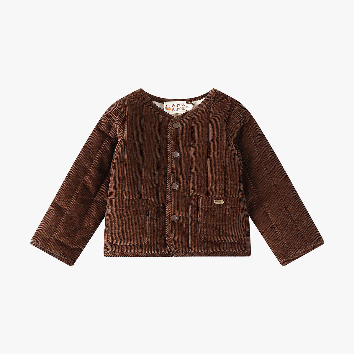 wirrawirra baby boy clothes corduroy jacket dark brown 23 Winter Boys Girls New Arrivals Outwears Tops Jackets Gilets