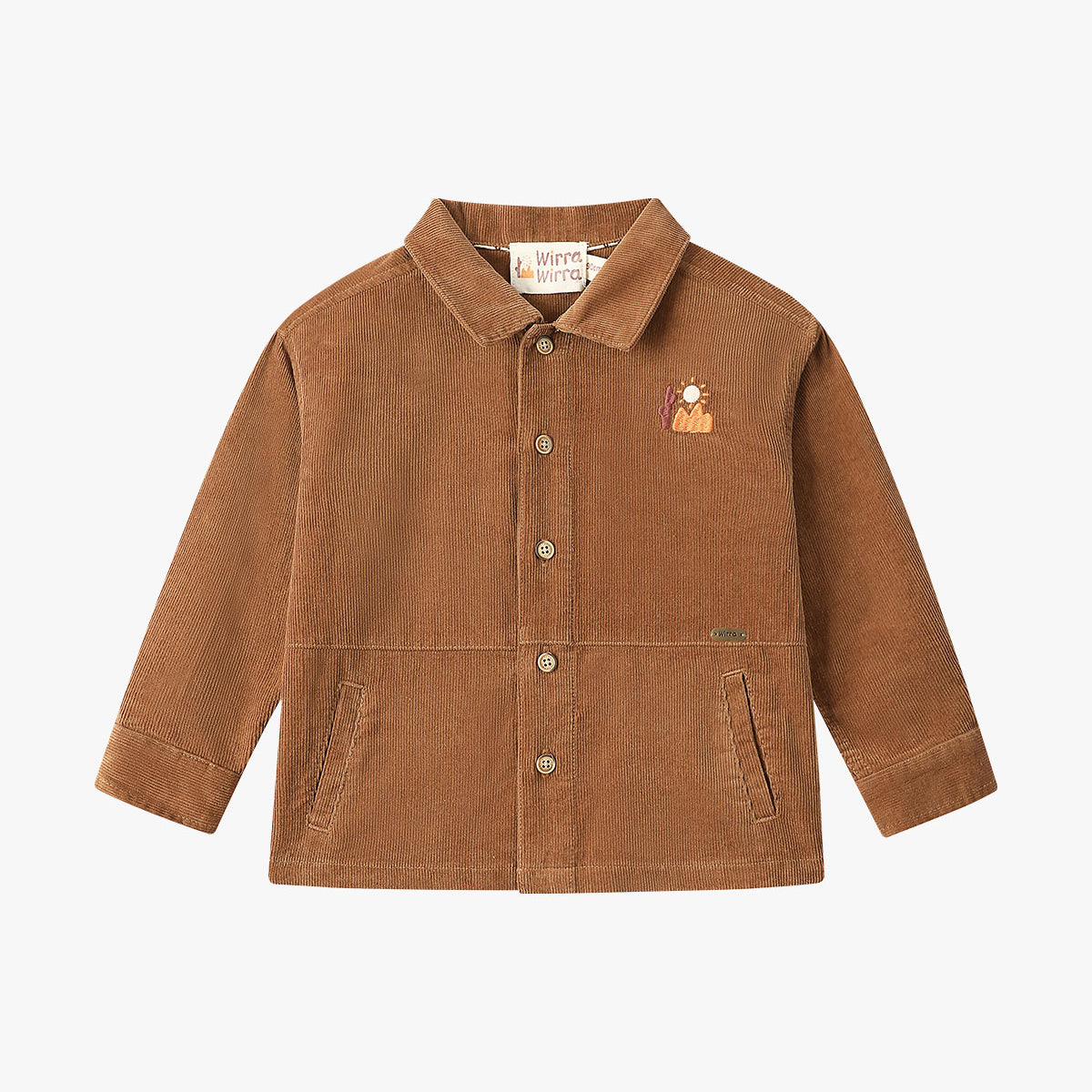 wirrawirra baby boy clothes corduroy shirt autumn brown 23 Winter Boys Girls New Arrivals Tops Shirts Blouses