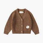 wirrawirra girl clothes knit cardigan amber brown 23 Winter Girls New Arrivals Sweaters Tops Cardigans Boys