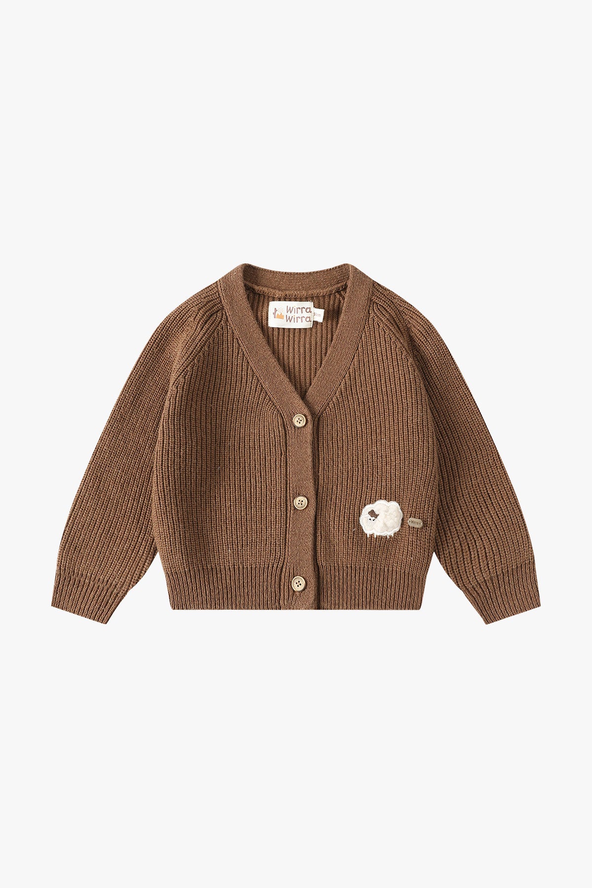 wirrawirra girl clothes knit cardigan amber brown 23 Winter Girls New Arrivals Sweaters Tops Cardigans Boys