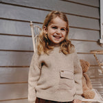 wirrawirra kids clothes meriwool sweater light ash grey 23 Winter Boys Girls New Arrivals Sweaters Tops Cardigans