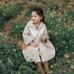 wirrawirra neutral baby clothesquilted coat oatmeal24 Winter  Gilets  Girls  Jackets  New Arrivals