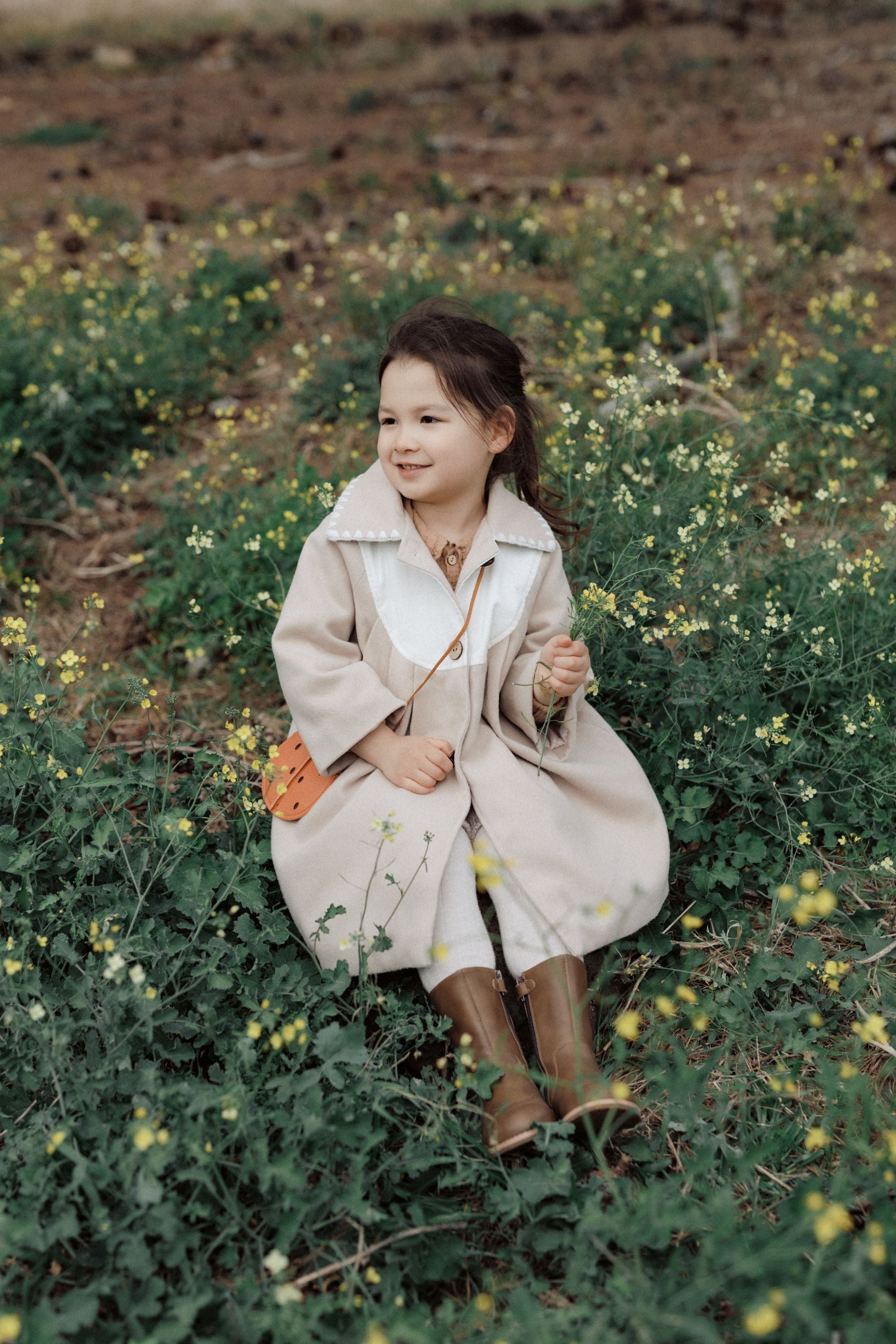 wirrawirra neutral baby clothesquilted coat oatmeal24 Winter  Gilets  Girls  Jackets  New Arrivals