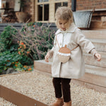 wirrawirra baby clothesquilted coat oatmeal24 Winter  Gilets  Girls  Jackets  New Arrivals