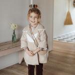 wirrawirra infants storequilted coat oatmeal24 Winter  Gilets  Girls  Jackets  New Arrivals