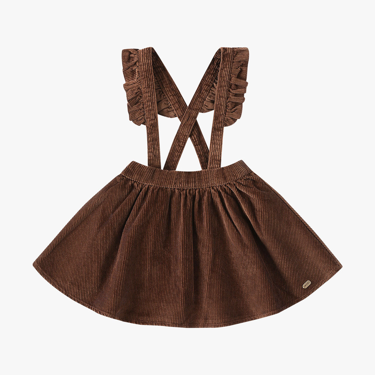 wirrawirra gender neutral newborn clothes suspender skirt dark brown 23 Winter Dresses Girls New Arrivals