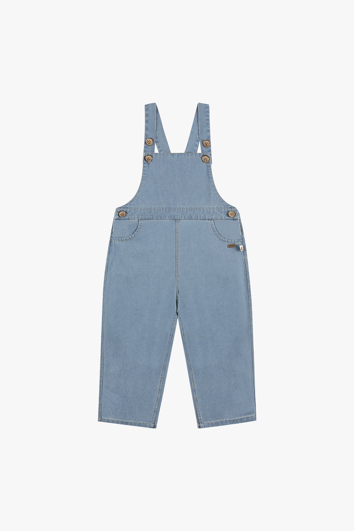 wirrawirra organic newborn clothes tencel denim overalls denim blue 24 Spring Boys Girls Jumpsuit New Arrivals