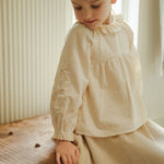 wirrawirra baby girl clothes long sleeve corduroy blouse ivory 24 Spring Blouses Girls New Arrivals Shirts